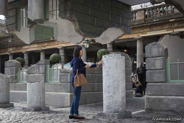 خانه ای که نصفش در هواست